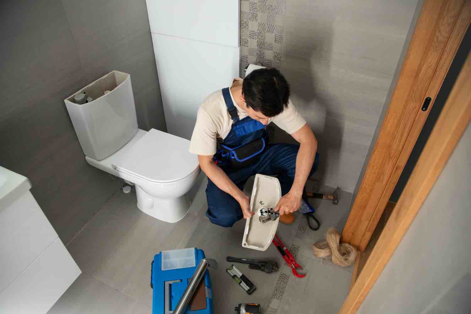 WC bouché Peronnas